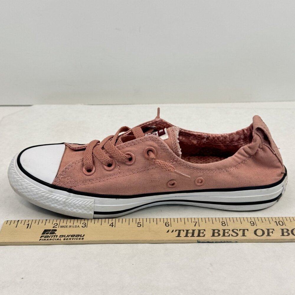 Converse All Star Chuck Taylor Womens 7-8 Mens 6 Low Top Sneakers Salmon Canvas - Picture 13 of 14